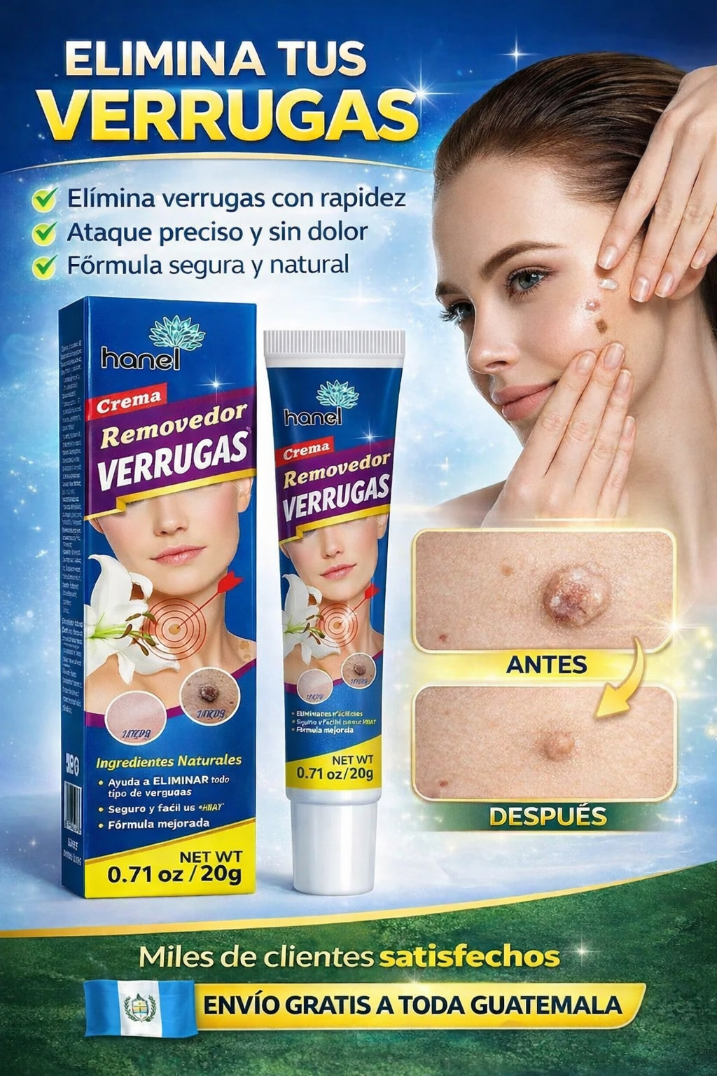 Crema Milagrosa para Verrugas